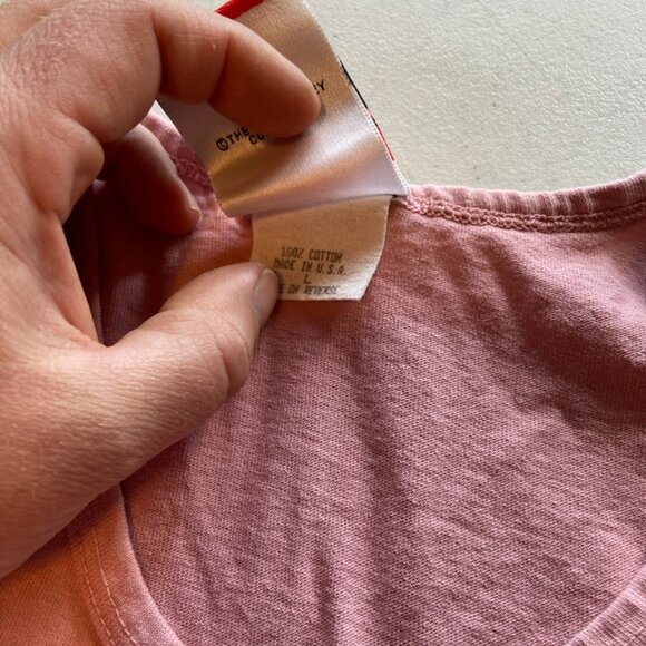 Disney's Dixie Landing Resort Tank Top Women's Pink Cotton Size Large - Picture 4 of 7